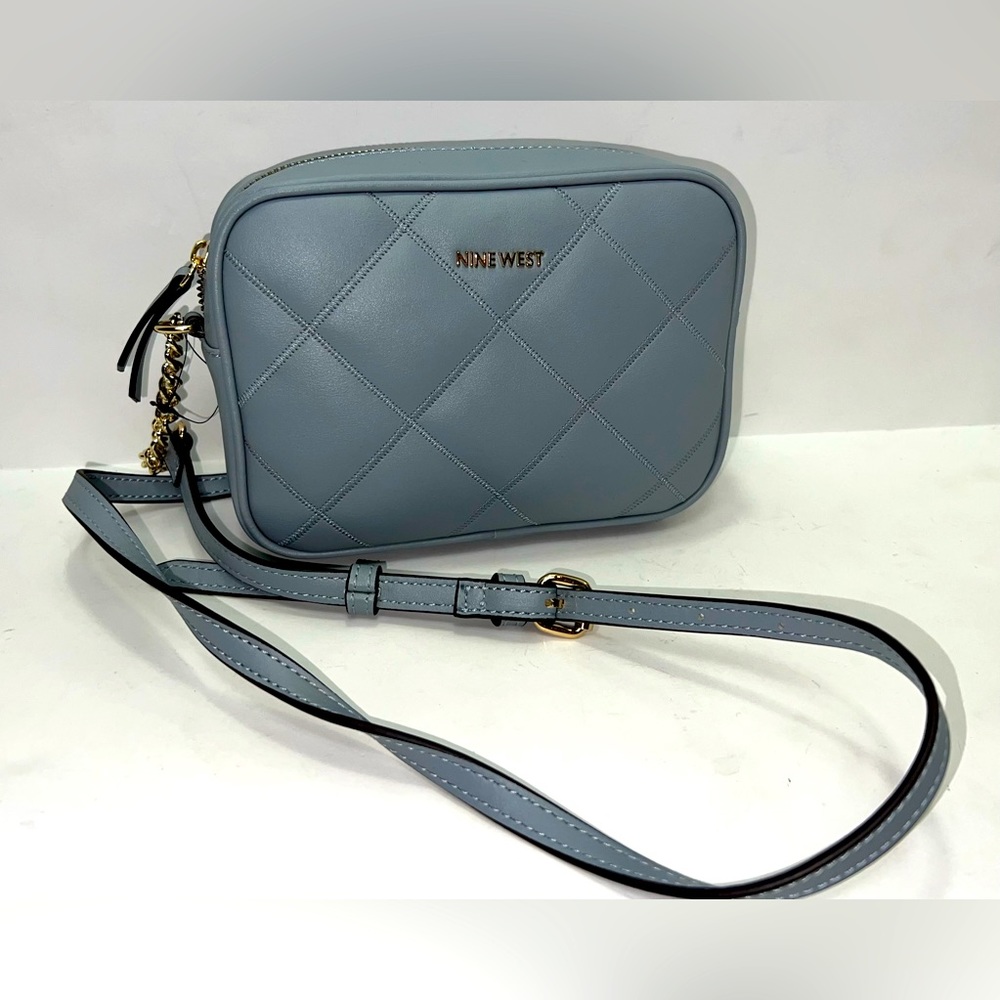 Nine West crossbody baby blue purse. One of a kind
